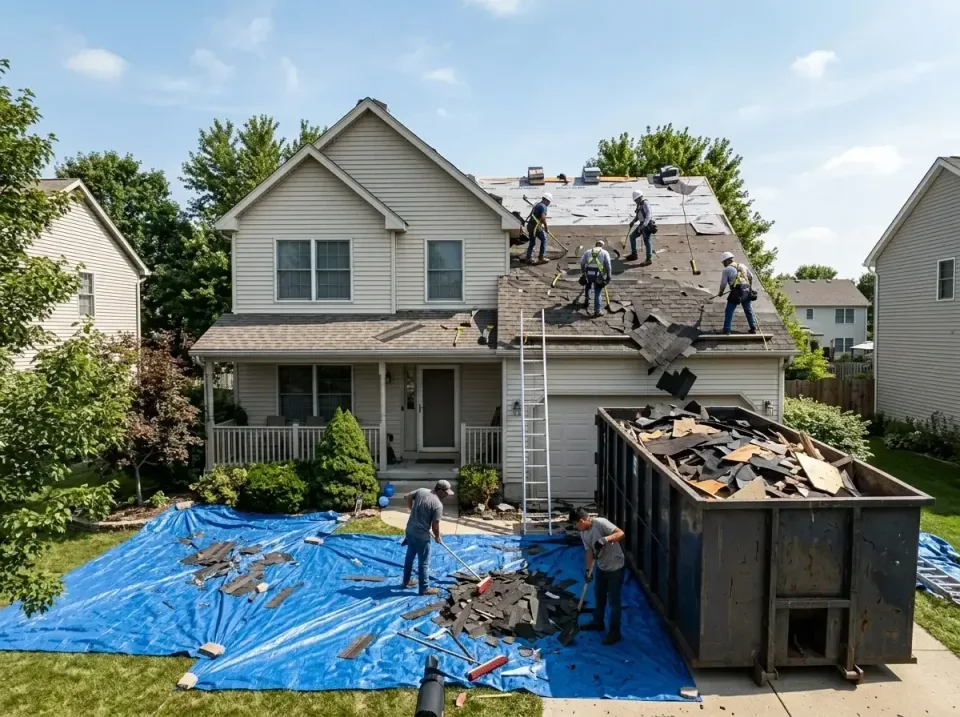 roof-replacement-debris-remova-004 — frequently asked questions, Cheapest Dumpster Rentals in Michigan